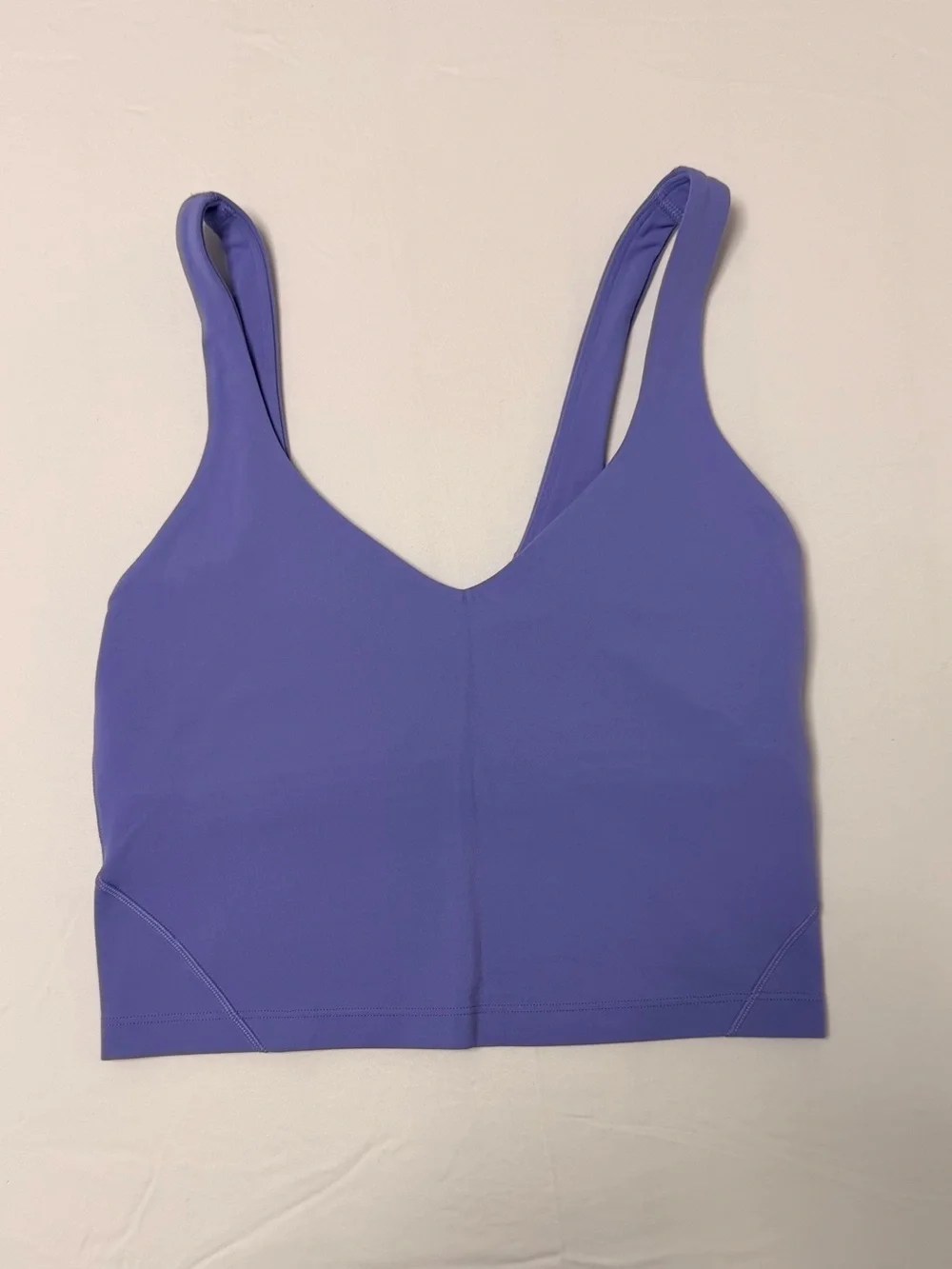 lululemon athletica V-Neck Crop Tank - Lavender Purple